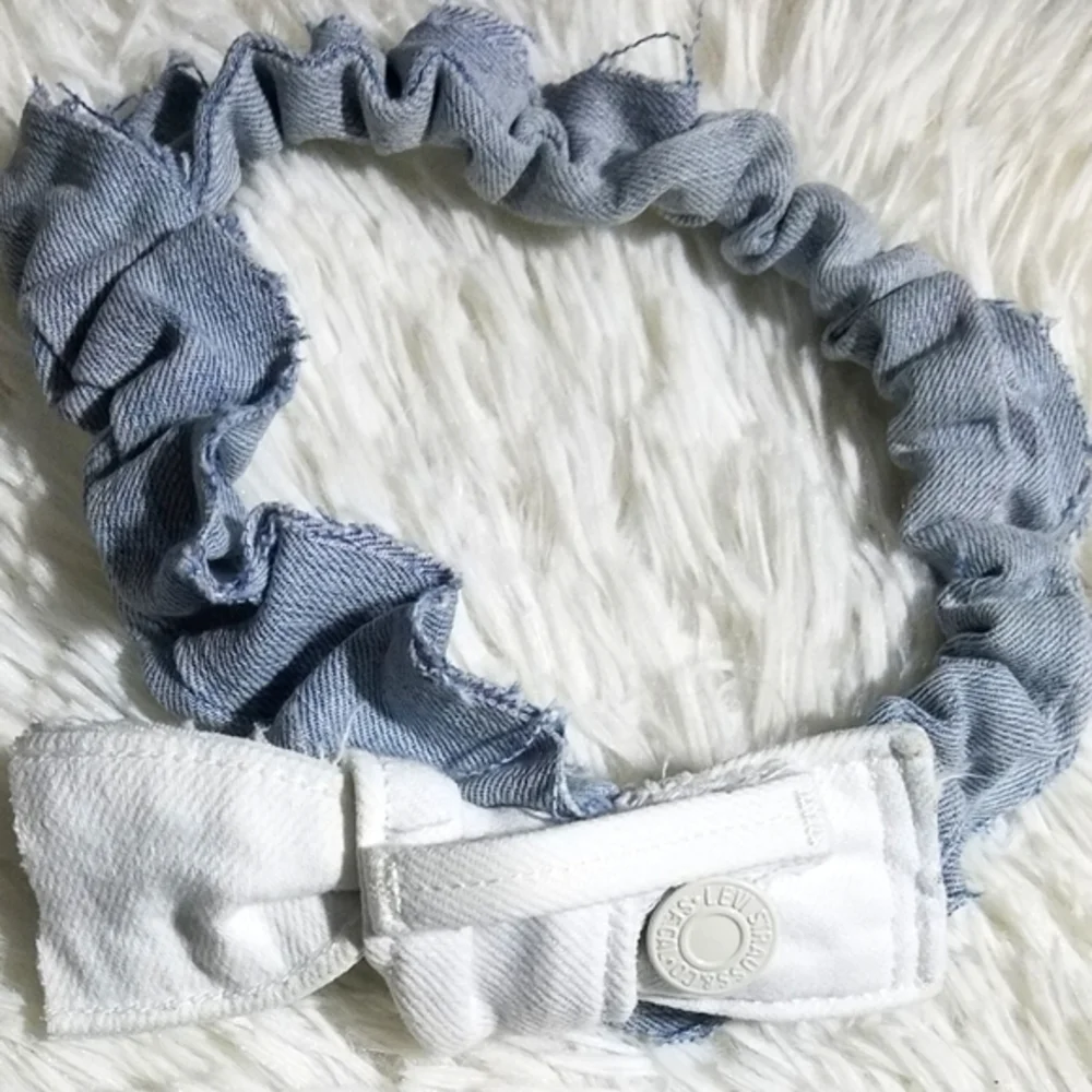 Tasty Raw Edge Denim HEADBANZ- 